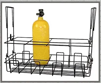SCBA CYLINDER CARRIER. LARGE CYLINDER