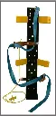 SCBA CYLINDER MOUNT W/ NFPA COMPLIANT STRAP