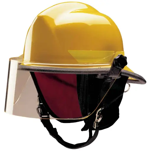 BULLARD LT HELMET W/ 4" FACESHIELD 