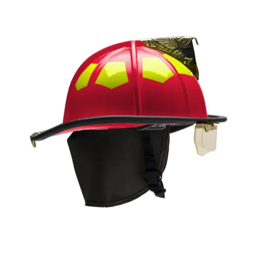 BULLARD UST-LW HELMET W/ NFPA BOURKES